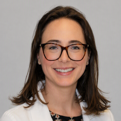 woman smiling with glasses